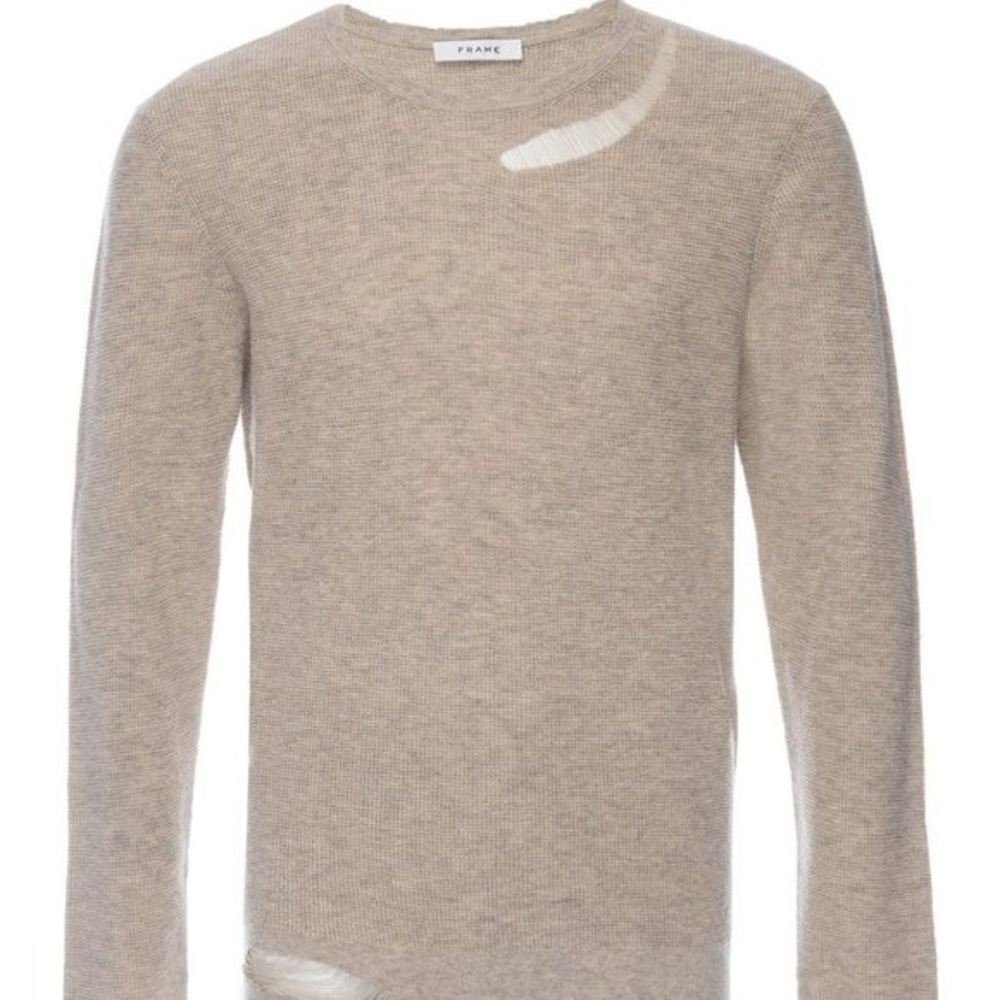 FRAME Men’s Distressed Sweater